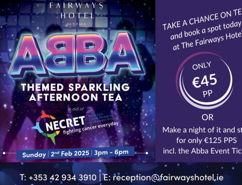 Fairways Hotel to host ABBA themed Afternoon Tea in aid of NECRET