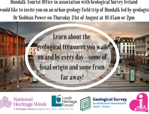 Dundalk Tourist Office invites you to explore the town’s hidden geology this Heritage Week